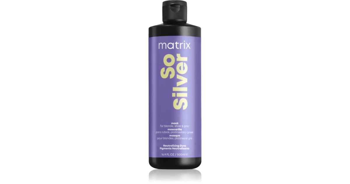 Matrix So Silver Mask Neutralising Yellow Tones Notino Co Uk