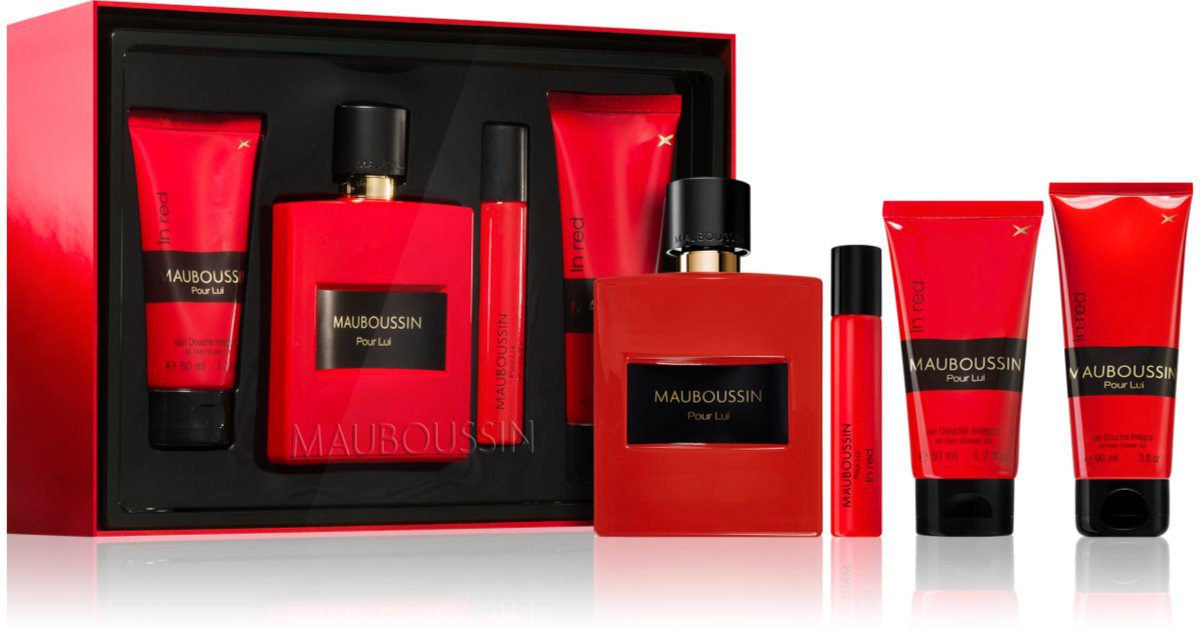 Mauboussin Pour Lui In Red Gift Set For Men Notino Co Uk