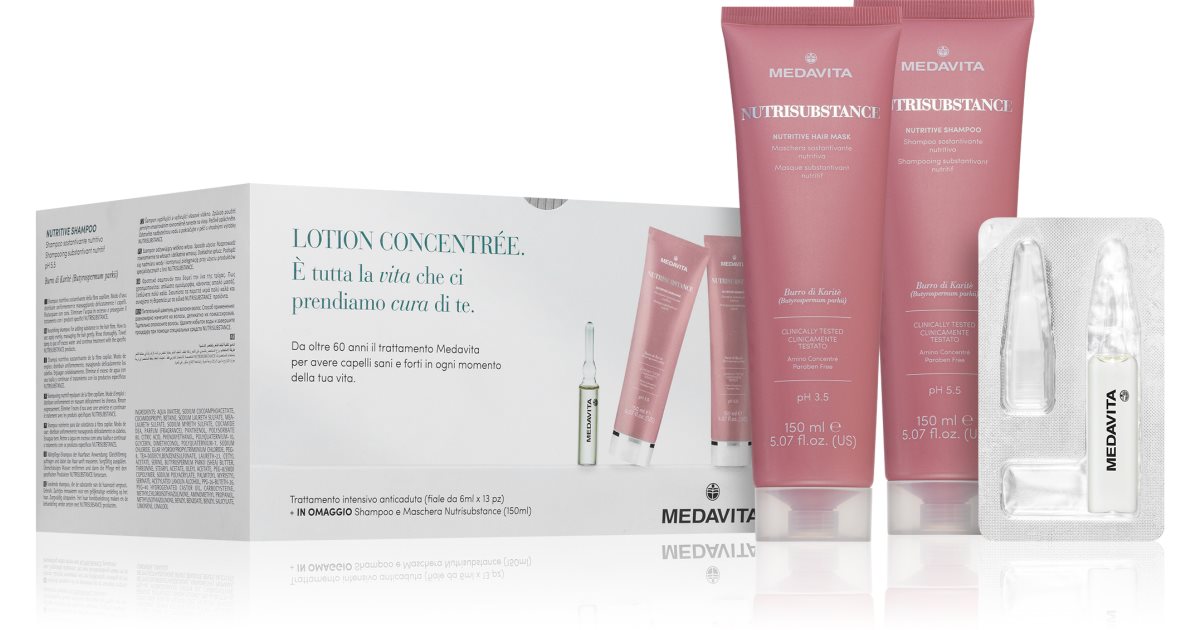 Medavita Nutrisubstance Lote De Regalo Ii Para Cabello Y Cuero