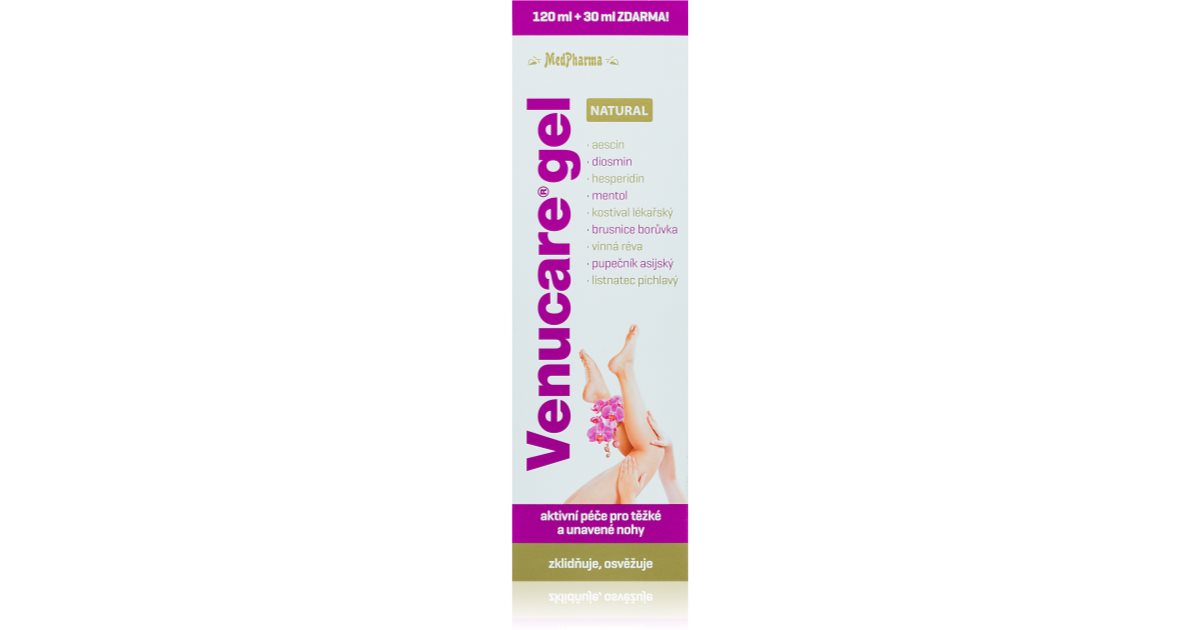 Medpharma Venucare Gel Natural Gel Para Pies Cansados Notino Es