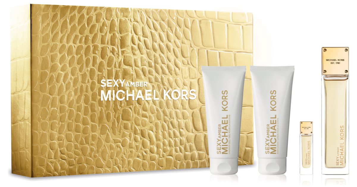 Michael Kors Sexy Amber Coffret Para Mulheres Notino Pt