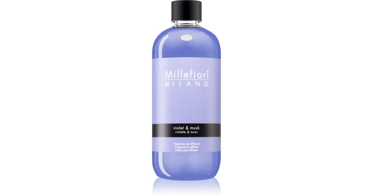 Millefiori Natural Violet Musk Recharge Pour Diffuseur D Huiles