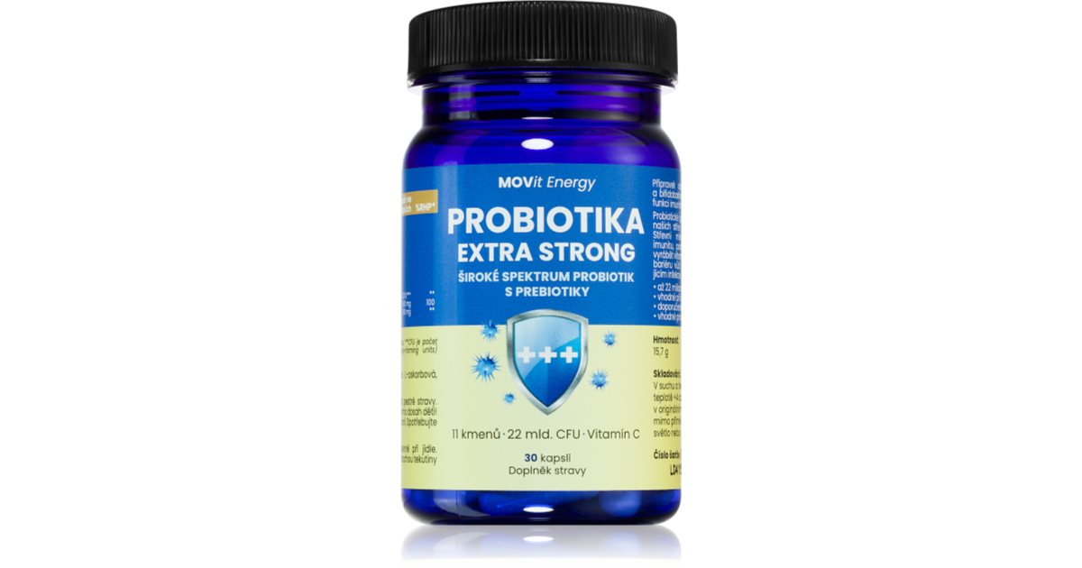 Movit Energy Probiotika Extra Strong Kapsle S Probiotiky Notino Cz