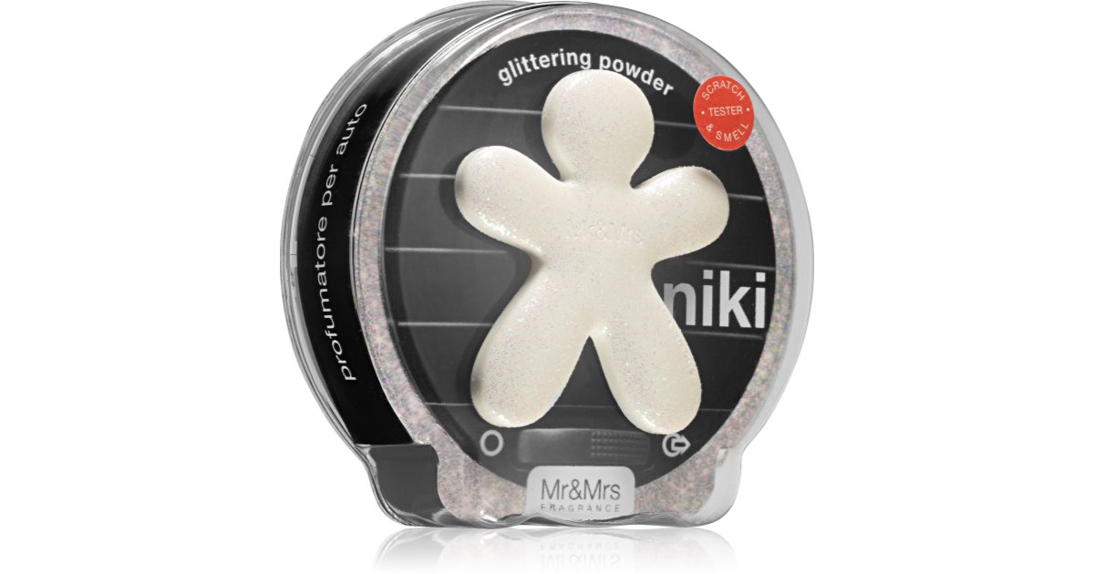 Mr Mrs Fragrance Niki Glittering Powder odświeżacz do samochodu