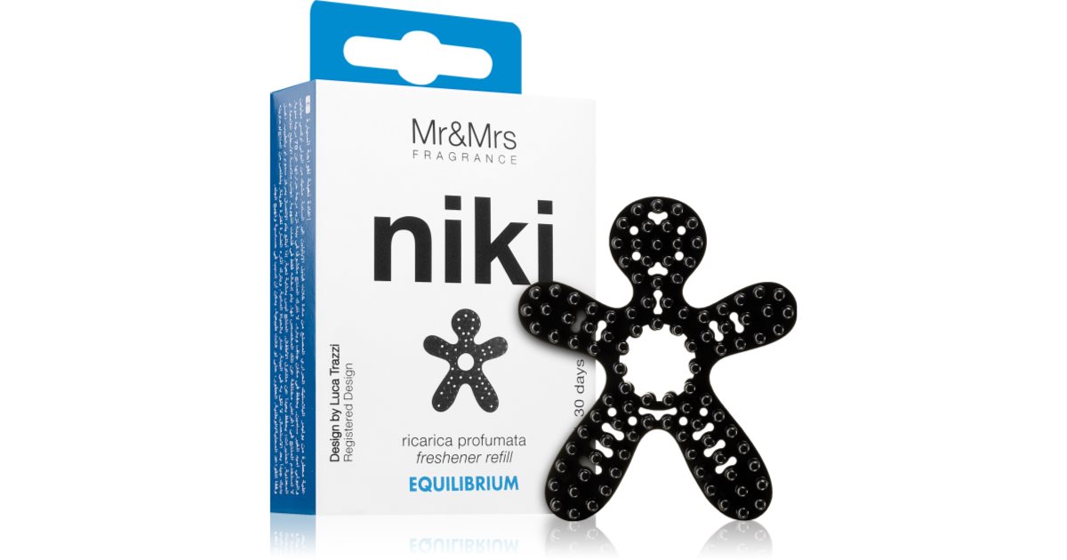 Mr Mrs Fragrance Niki Equilibrium vůně do auta náhradní náplň notino cz