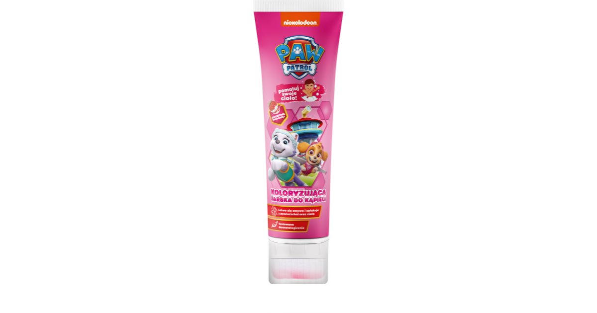 Nickelodeon Paw Patrol Coloring Bath Paint Spuma De Baie Pentru Copii