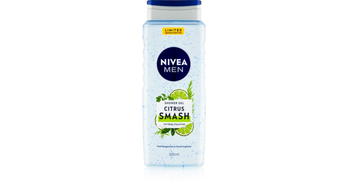 NIVEA MEN Citrus Smash osviežujúci sprchový gél pre mužov notino sk