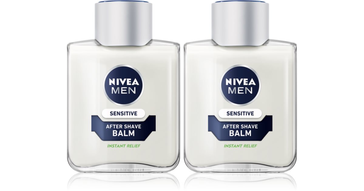 Nivea Men Sensitive Soothing After Shave Balm Economy Pack Notino Co Uk