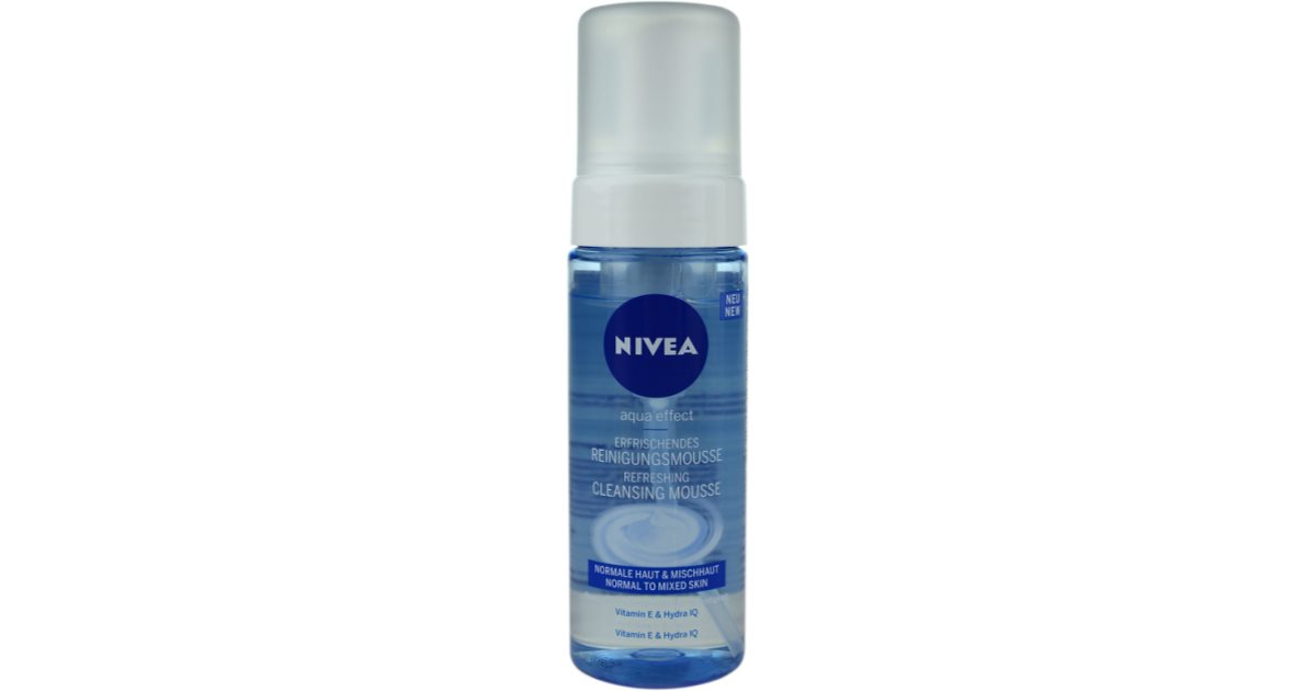 Nivea Aqua Effect Refreshing Cleansing Foam For Normal And Combination