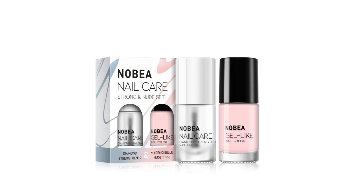 Nobea Nail Care Strong Nude Set Notino Bg