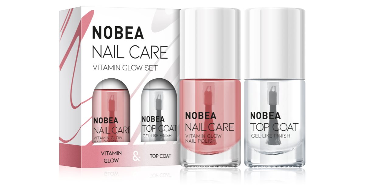 NOBEA Nail Care Vitamin Glow Nail Polish Conjunto De Vernizes De Unhas