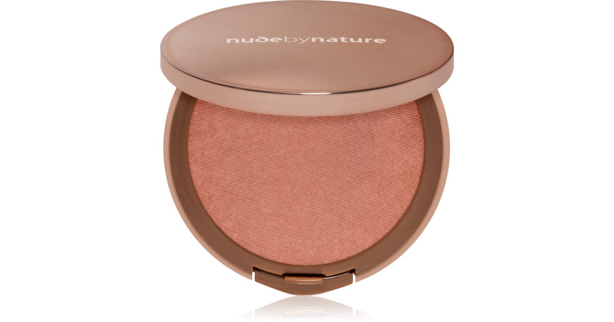 Nude By Nature Cashmere Pressed Blush Blush In Polvere Effetto