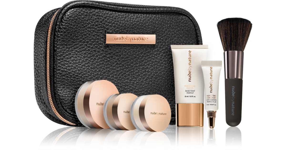 Nude By Nature Complexion Essentials Starter Kit Gift Set N Silky