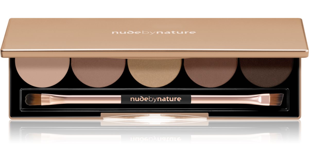 Nude By Nature Natural Illusion Palette Mit Pudrigen Lidschatten