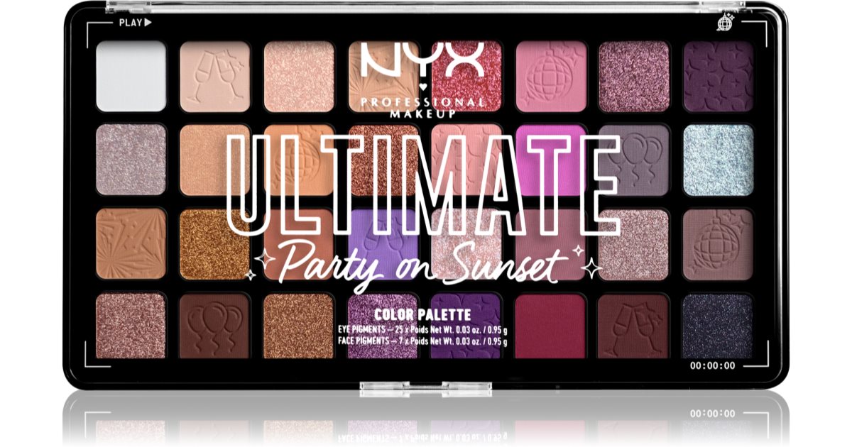 Nyx Professional Makeup Ultimate Shadow Palette Palette Di Ombretti