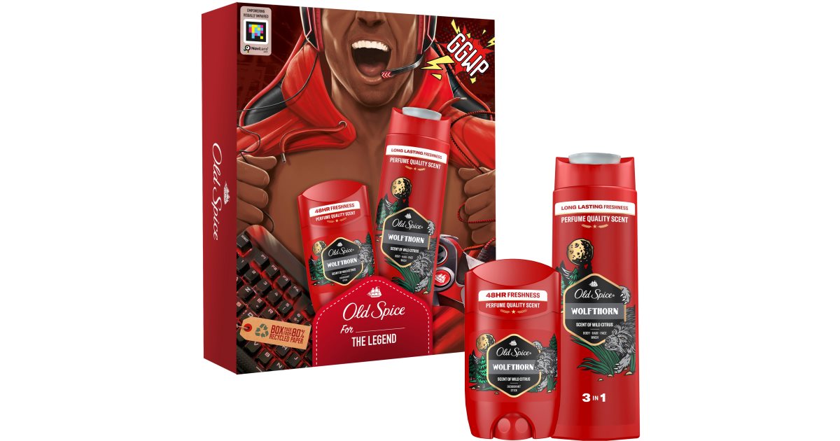 Old Spice Wolfthorn Wolf Gamer Coffret Cadeau Pour Homme Notino Fr