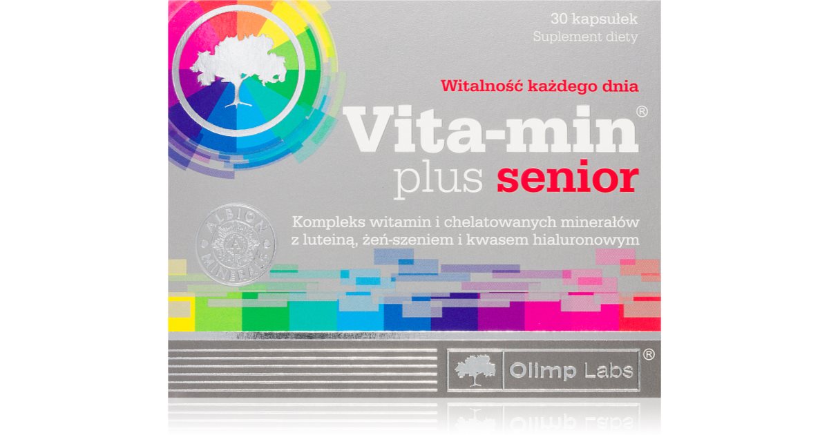 Olimp Vita Min Plus Senior Kapsu Ki Do Podtrzymania Witalno Ci