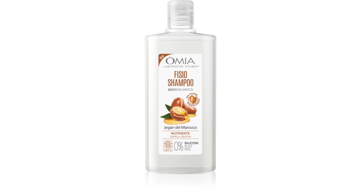 Omia Laboratories Argan Del Marocco Nourishing Shampoo With Moroccan