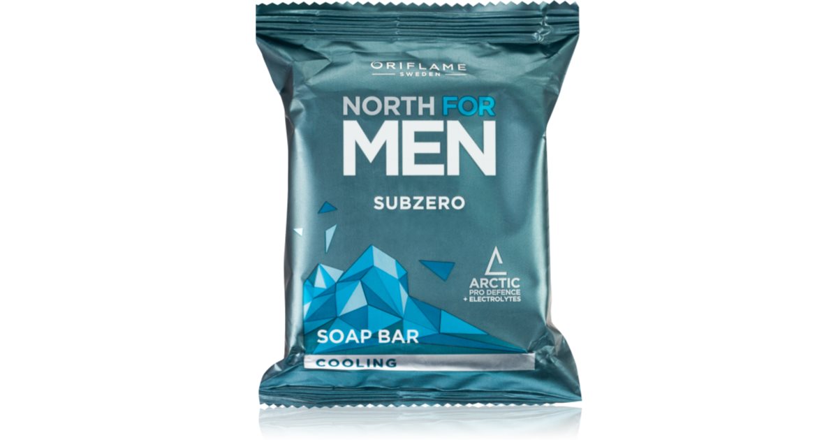 Oriflame North For Men Subzero Savon Nettoyant Solide Notino Fr