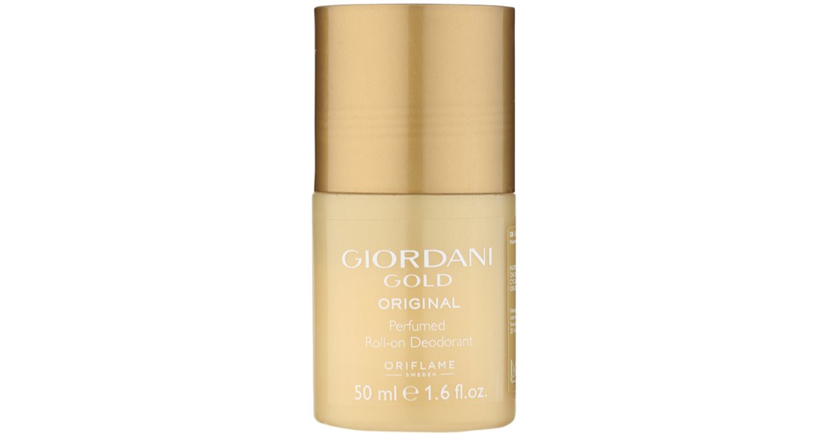 Oriflame Giordani Gold Original déodorant bille anti transpirant pour