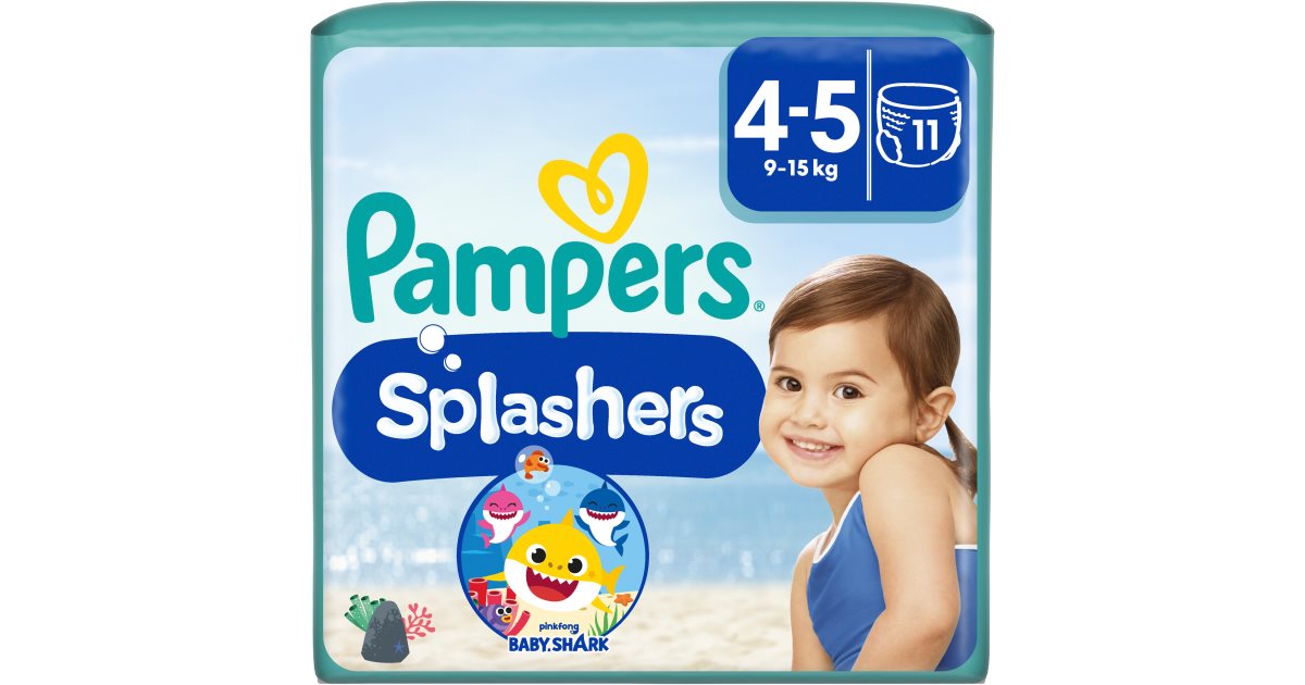 Pampers Splashers 4 5 bañadores pañal desechables notino es