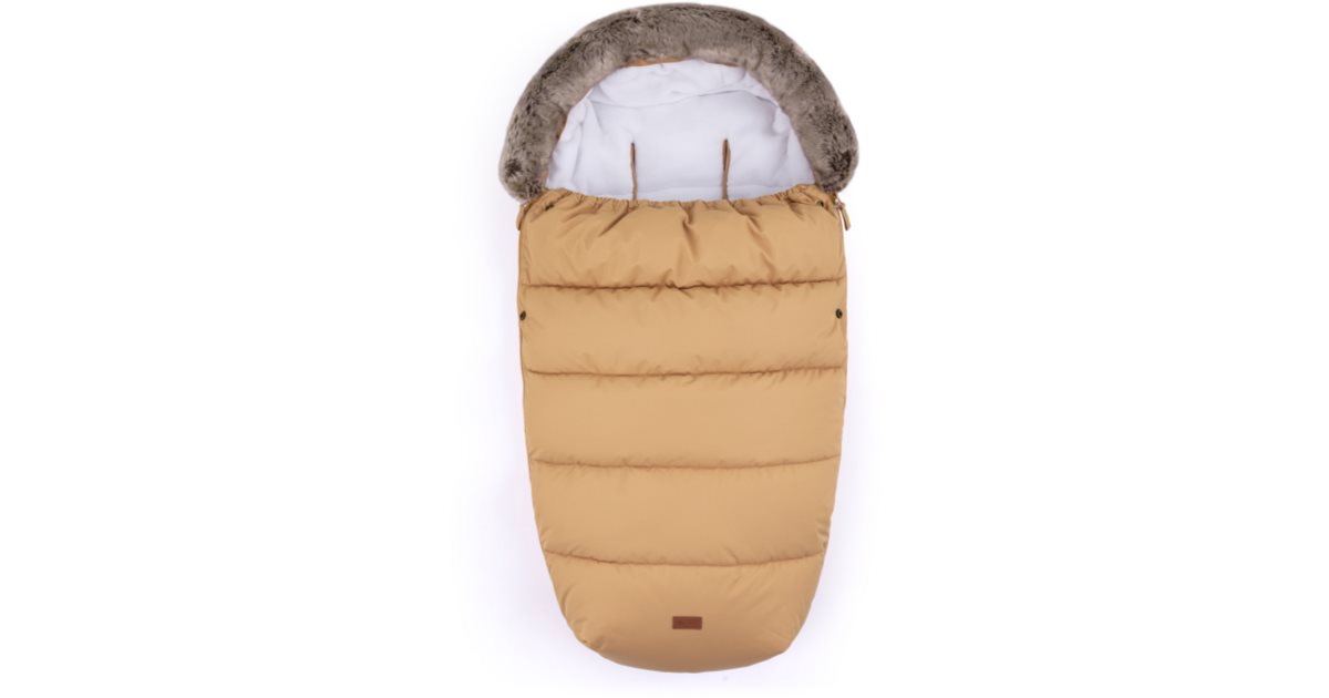 Petite Mars Comfy Elegant Caramel White Footmuff 4 In 1 Notino Ie