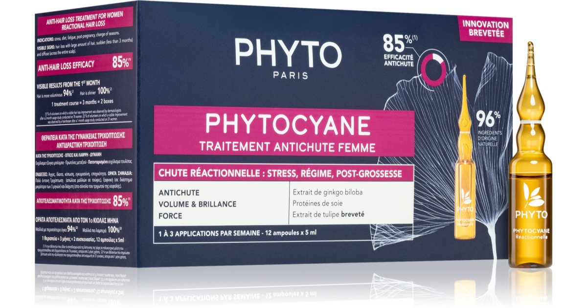 Phyto Phytocyane Women Treatment Tratamiento De Crecimiento Del Cabello