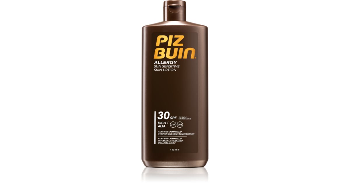 Piz Buin Allergy mleczko do opalania do skóry wrażliwej SPF 30