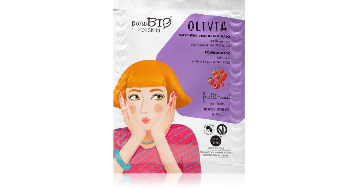 Purobio Cosmetics Olivia Red Fruits Peel Off Maske In Pulverform Notino