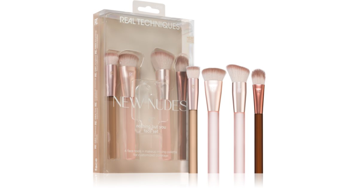 Real Techniques New Nudes Kit De Pinceaux Notino Be