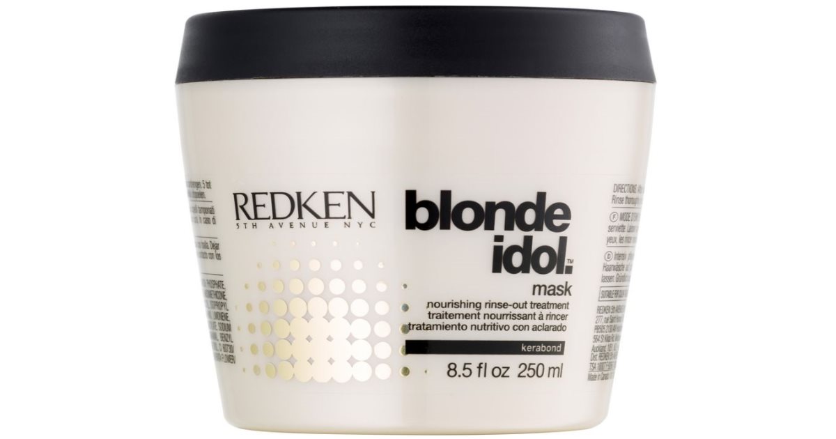 Redken Blonde Idol Nourishing Mask For Blonde Hair Notino Co Uk