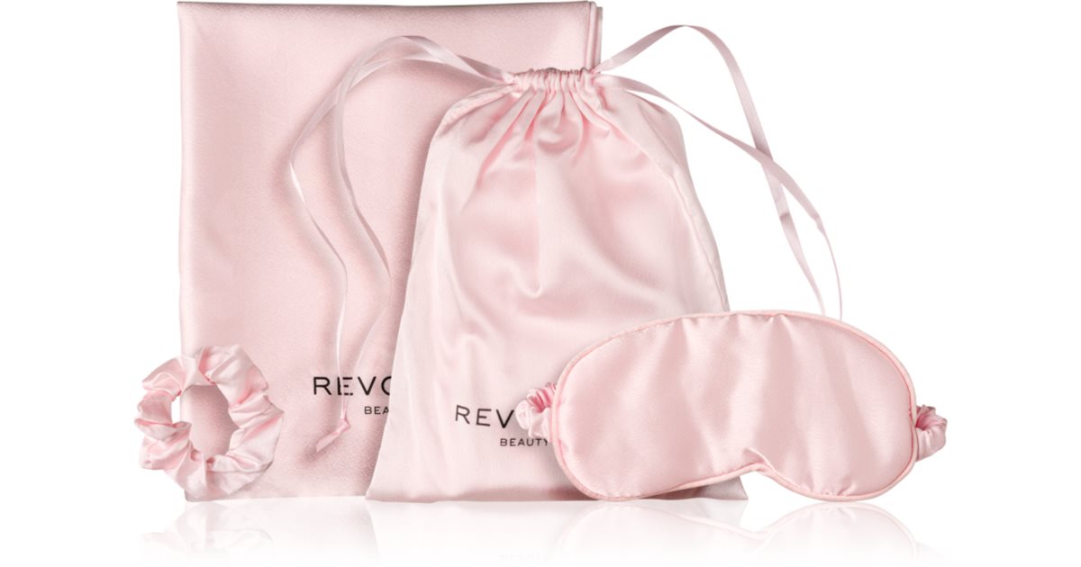 Revolution Haircare The Beauty Sleep dárková sada Pink pro vlnité a