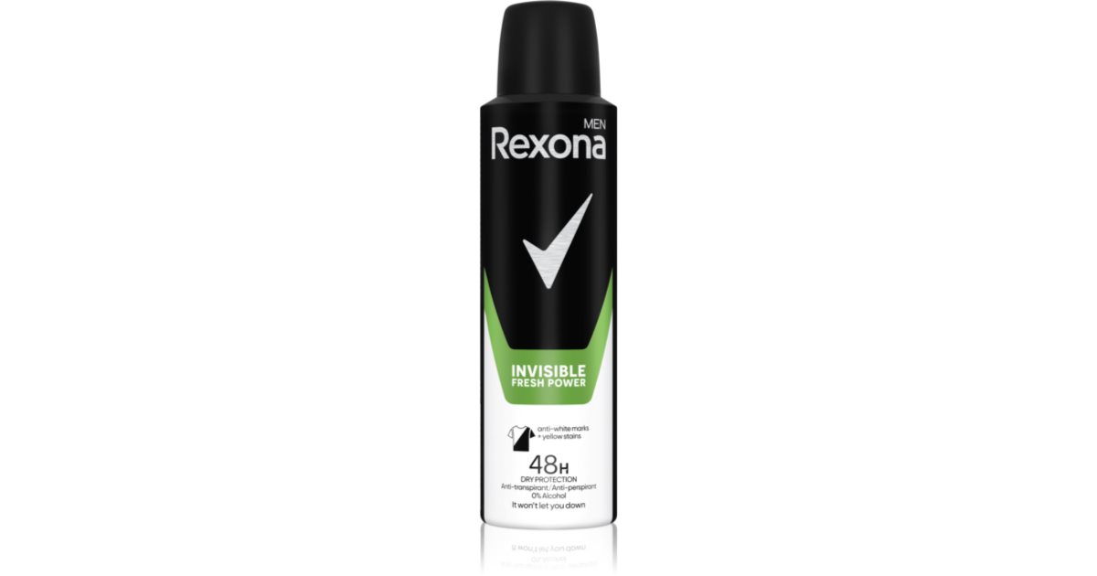 Rexona Invisible Fresh Power Antiperspirant Spray For Men Notino Co Uk