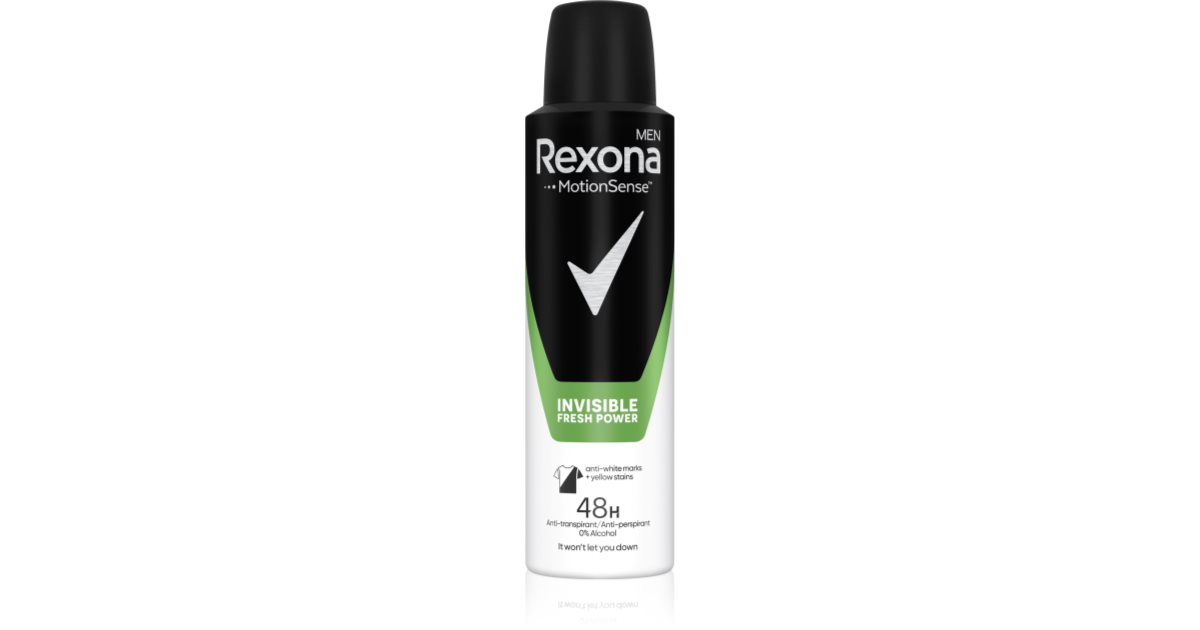 Rexona Invisible Fresh Power Antitranspirant Spray Voor Mannen Notino Nl