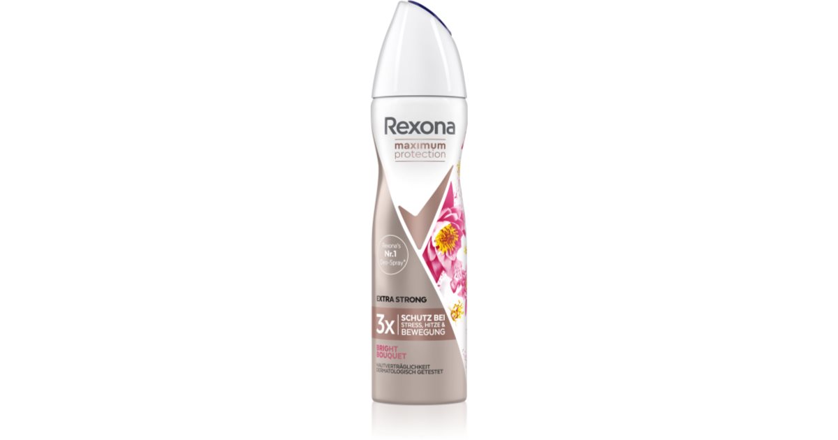 Rexona Maximum Protection Bright Bouquet Antitranspirant Spray Tegen