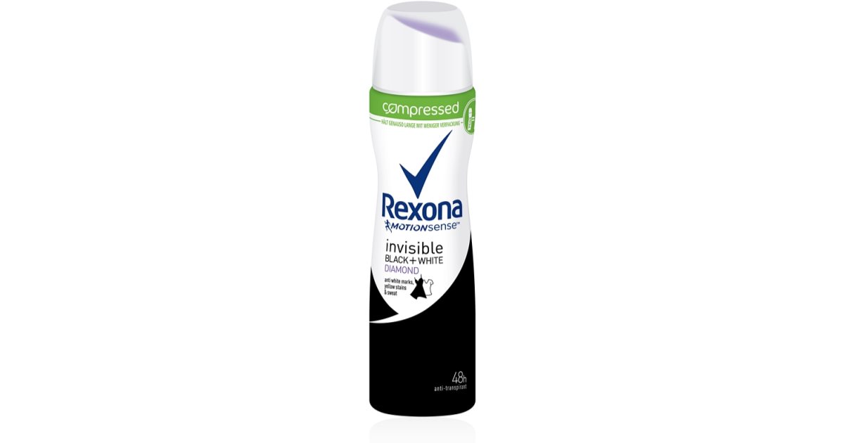 Rexona Invisible On Black White Diamond Spray Anti Transpirant