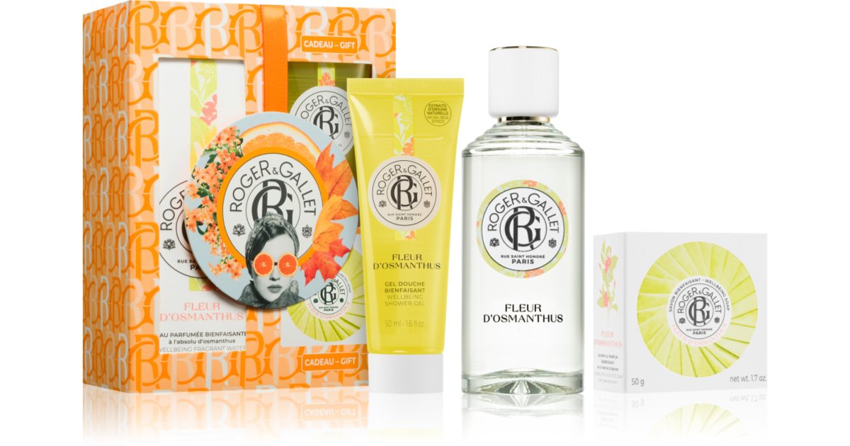 Roger Gallet Autumn Set Fleur Dosmanthus Coffret Para Mulheres