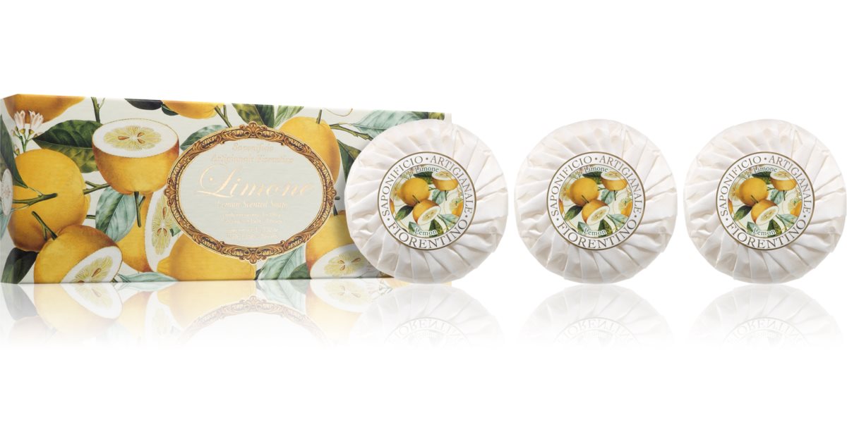 Saponificio Artigianale Fiorentino Lemon Set Set Of Bar Soaps Notino