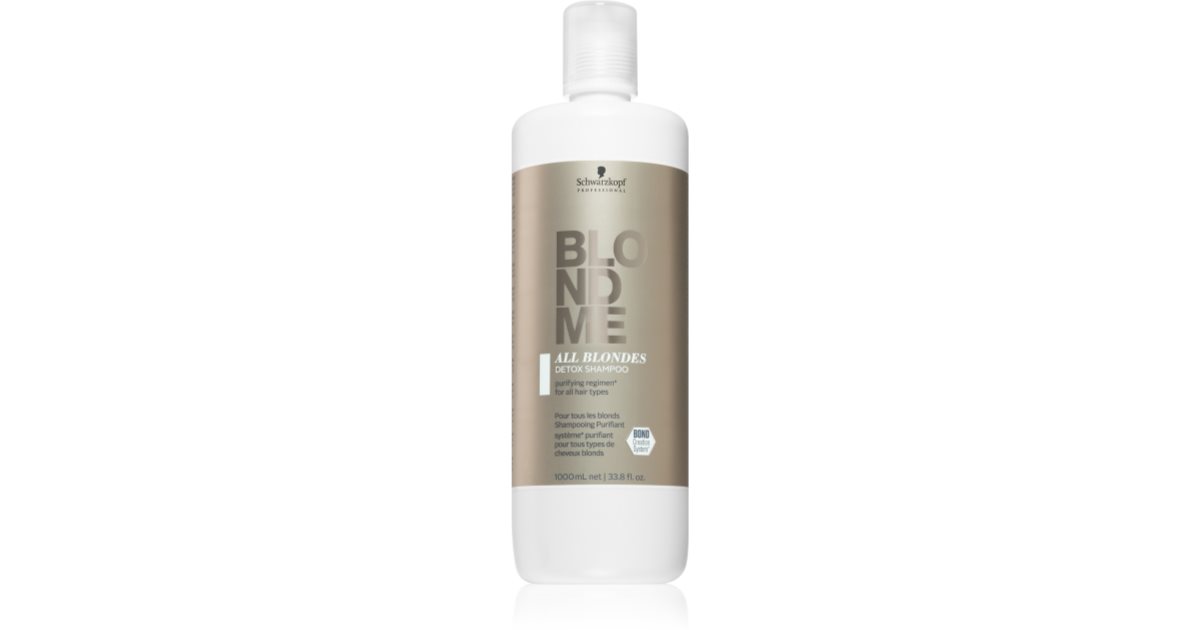 Schwarzkopf Professional Blondme All Blondes Detox Shampoing Purifiant