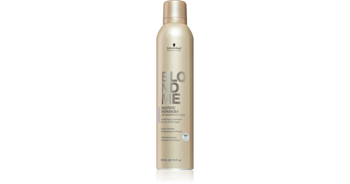 Schwarzkopf Professional Blondme Blonde Wonders Dry Shampoo Foam For