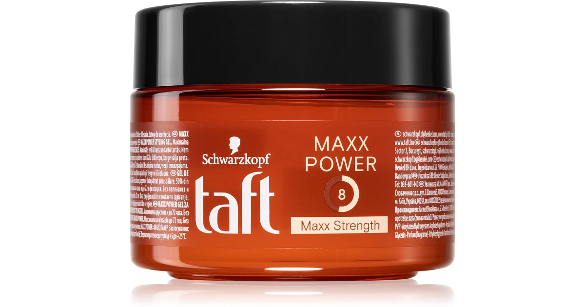 Schwarzkopf Taft Maxx Power Gel Cheveux Fixation Forte Notino Fr