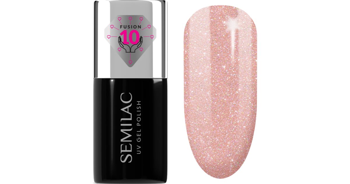 Semilac UV Hybrid Extend Care 5in1 Gel Nagellack Mit Nahrhaften Effekt