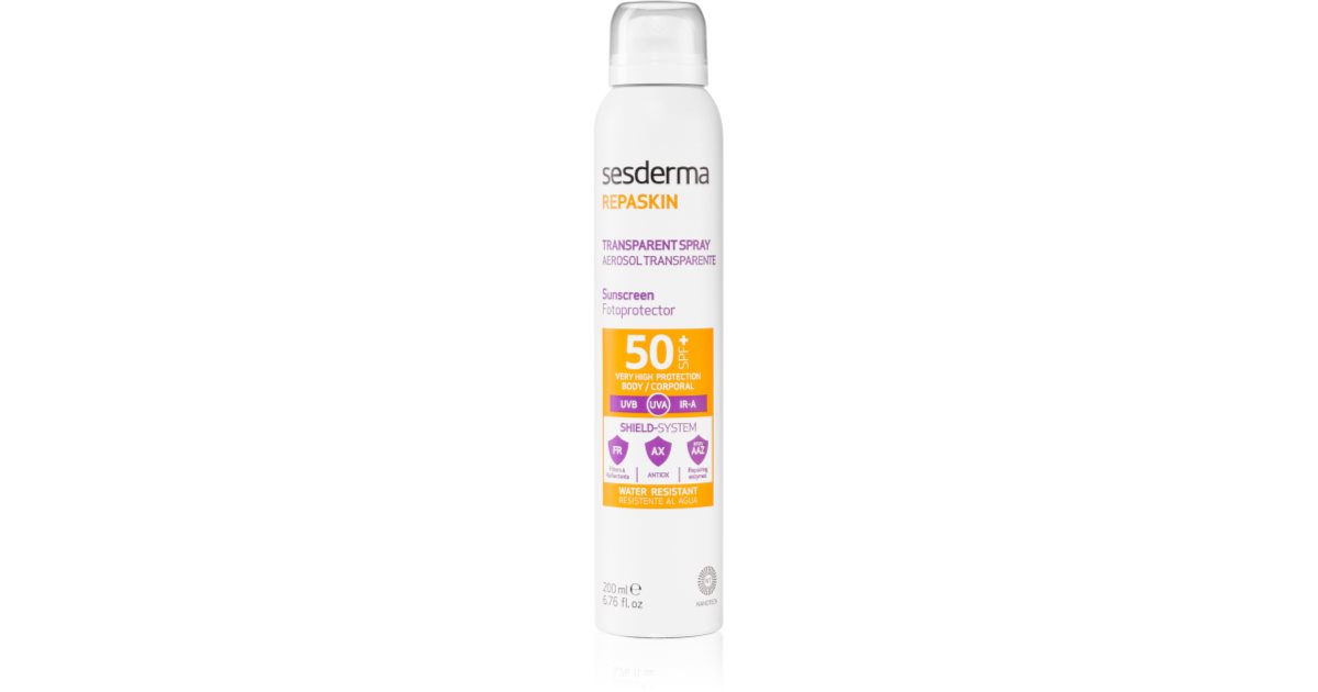 Sesderma Repaskin Transparent Sun Spray Spf Notino Ie