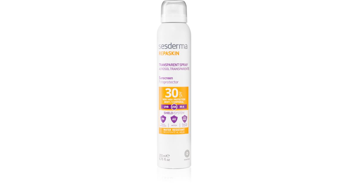 Sesderma Repaskin Transparent Sun Spray Spf Notino Ie