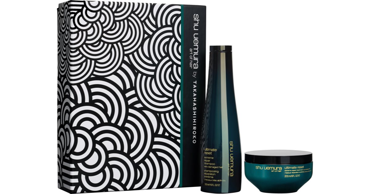 Shu Uemura Ultimate Reset coffret cadeau pour cheveux abîmés notino fr