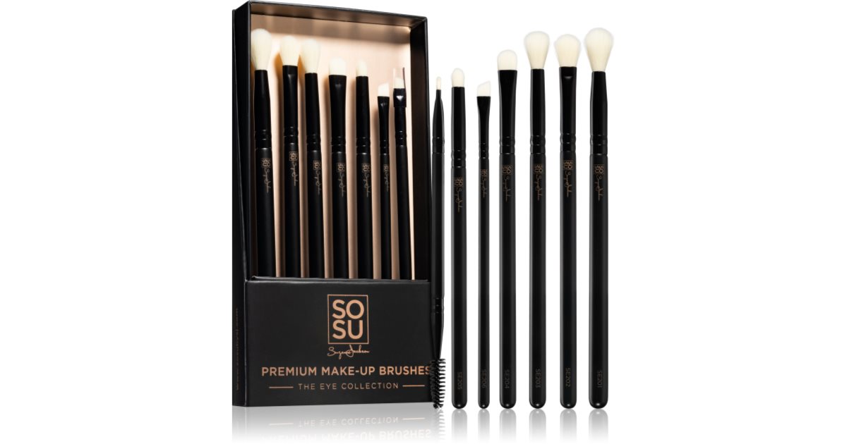 SOSU Cosmetics Premium Brushes The Eye Collection Brush Set Notino Co Uk