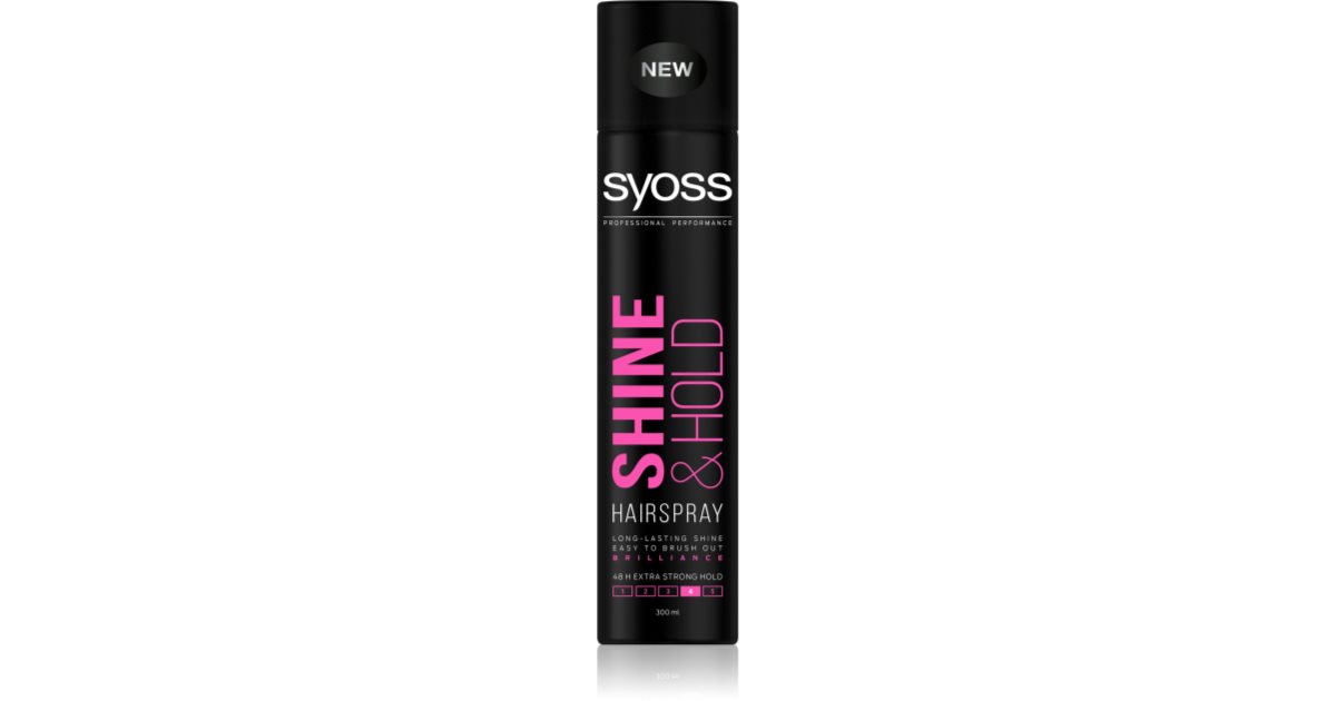 Syoss Shine Hold Hairspray For Shine Notino Co Uk