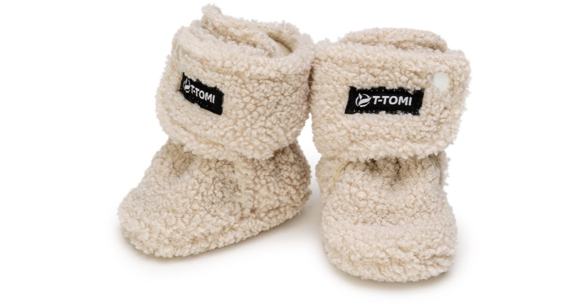 T Tomi Teddy Booties Cream D Tsk Cap Ky Notino Cz