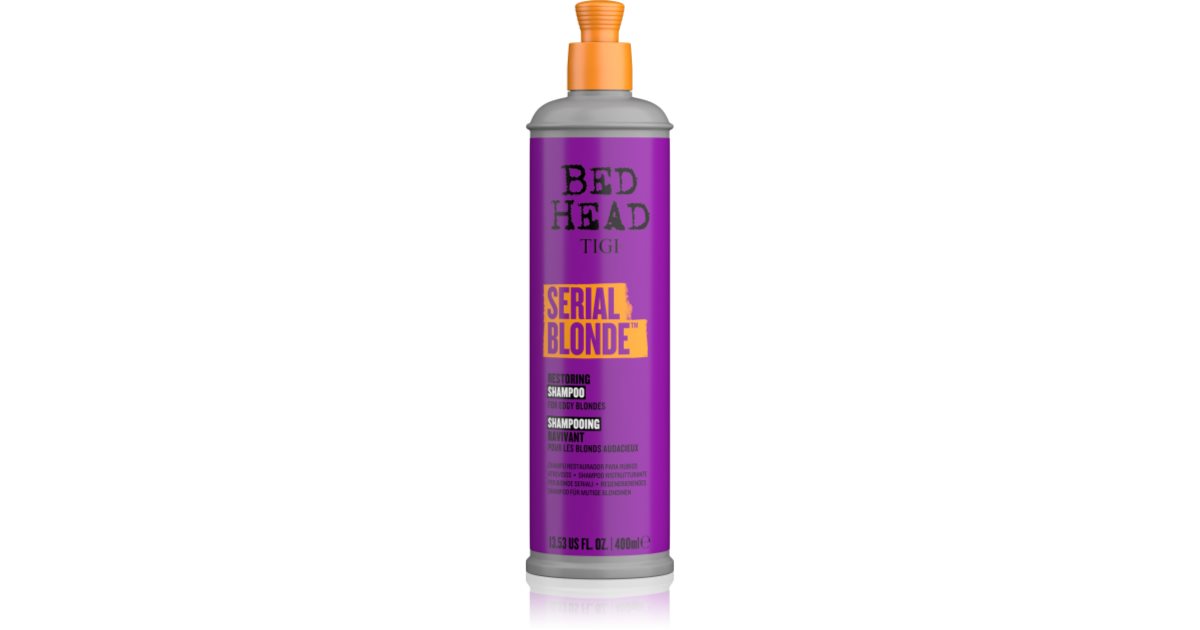 TIGI Bed Head Serial Blonde champô renovador para cabelo loiro e