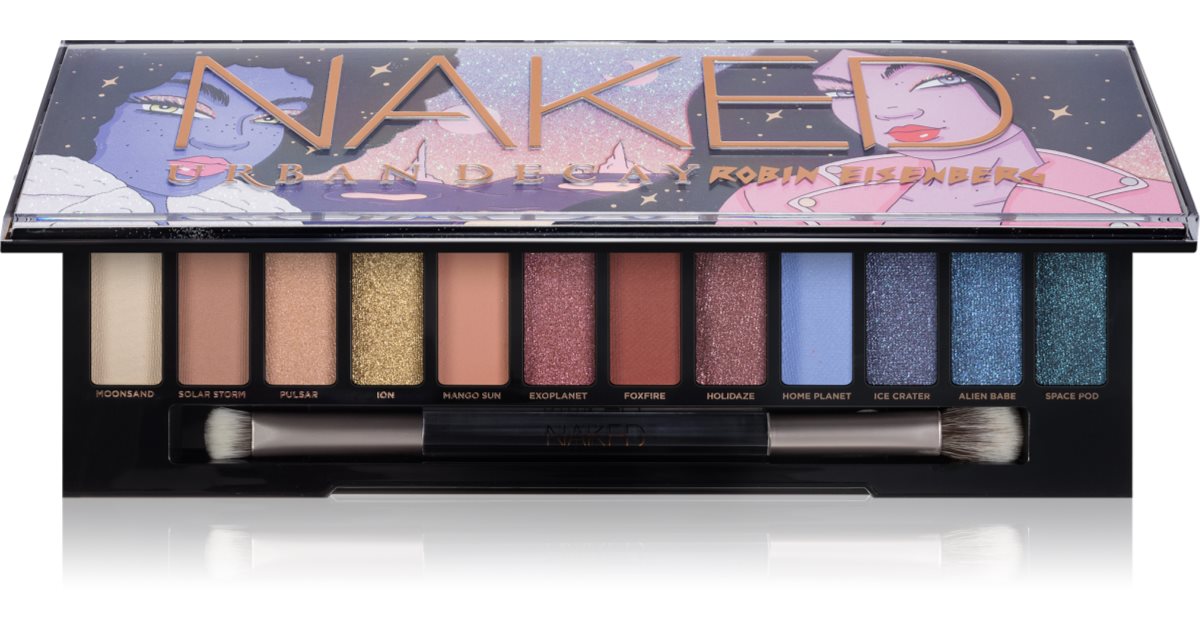 Urban Decay Naked Robin Eisenberg Palette Acu ēnu palete ar otu notino lv